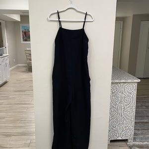 Zara Black Jumpsuit - Long with Pockets